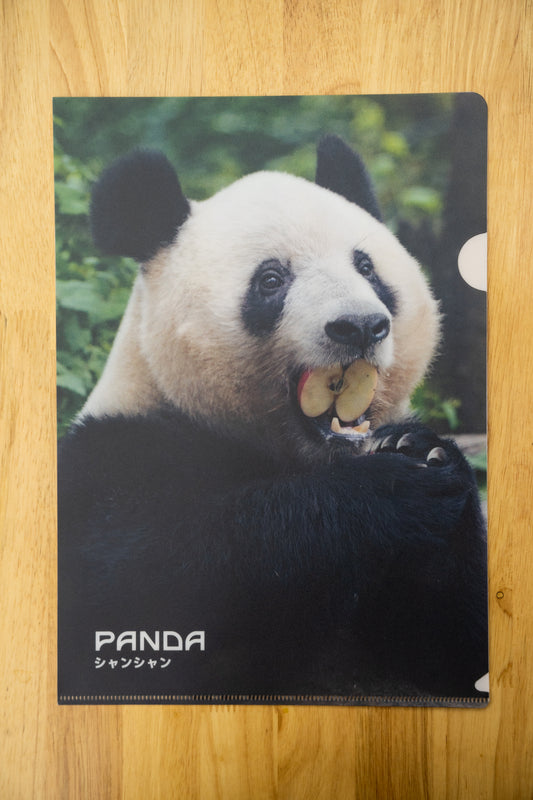 シャンシャン L型クリアファイル(A4対応)