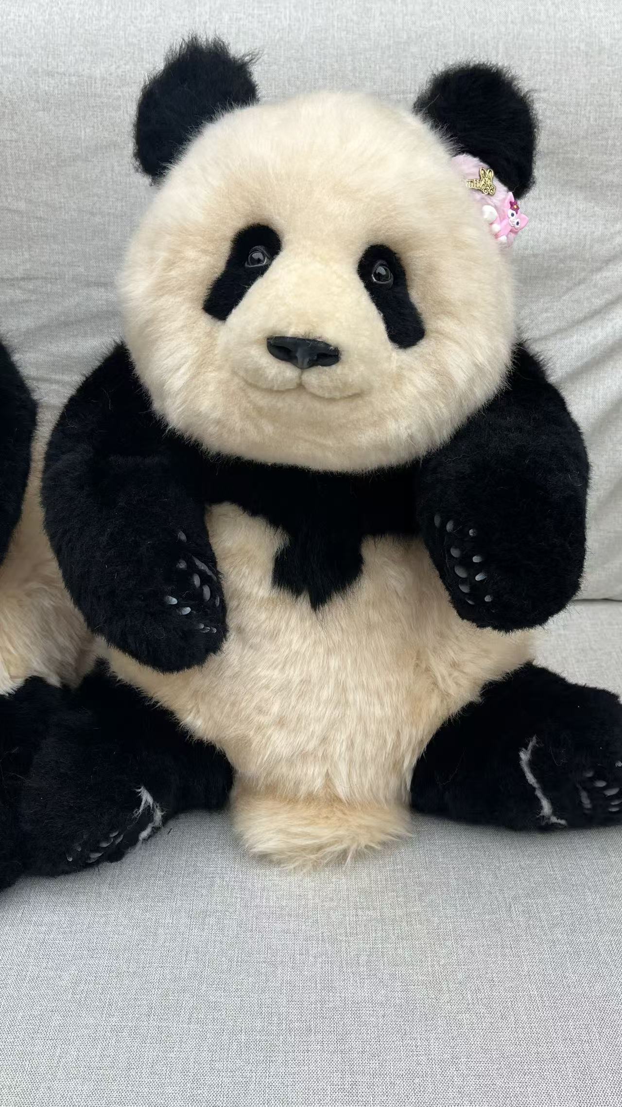 【新商品】シャンシャン（座り姿）リアルぬいぐるみ
