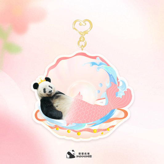 【新商品】シャンシャン 新作テーマ 金属製キーホルダー（2種）