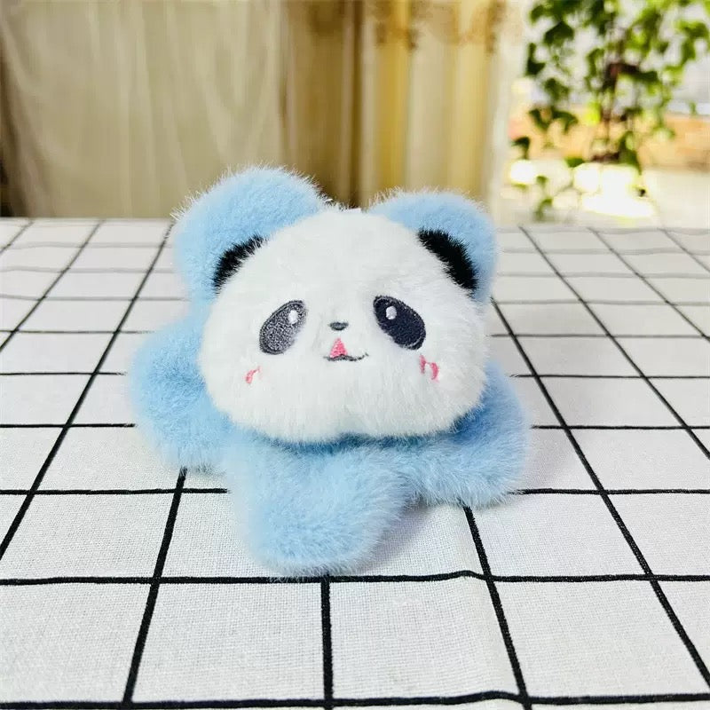 【シャンシャンの家・厳選】パンダの花の頭 マスコット
