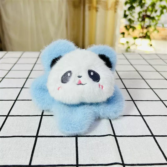 【シャンシャンの家・厳選】パンダの花の頭 マスコット